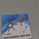 2025 New Upgrade 6 Inches Steel Wire Grass Trimmer Head Universal Steel Wire Weed Eater Head String Trimmer Replacement Brush Blade for Electric Battery Powered Cordless String Cutter (1Pc 6 Blades)