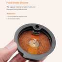 Rueable Coffee Pod 220ML with Silicone Lid Refillable Coffee Pods Compatible with Tass mo Machine (220ML)