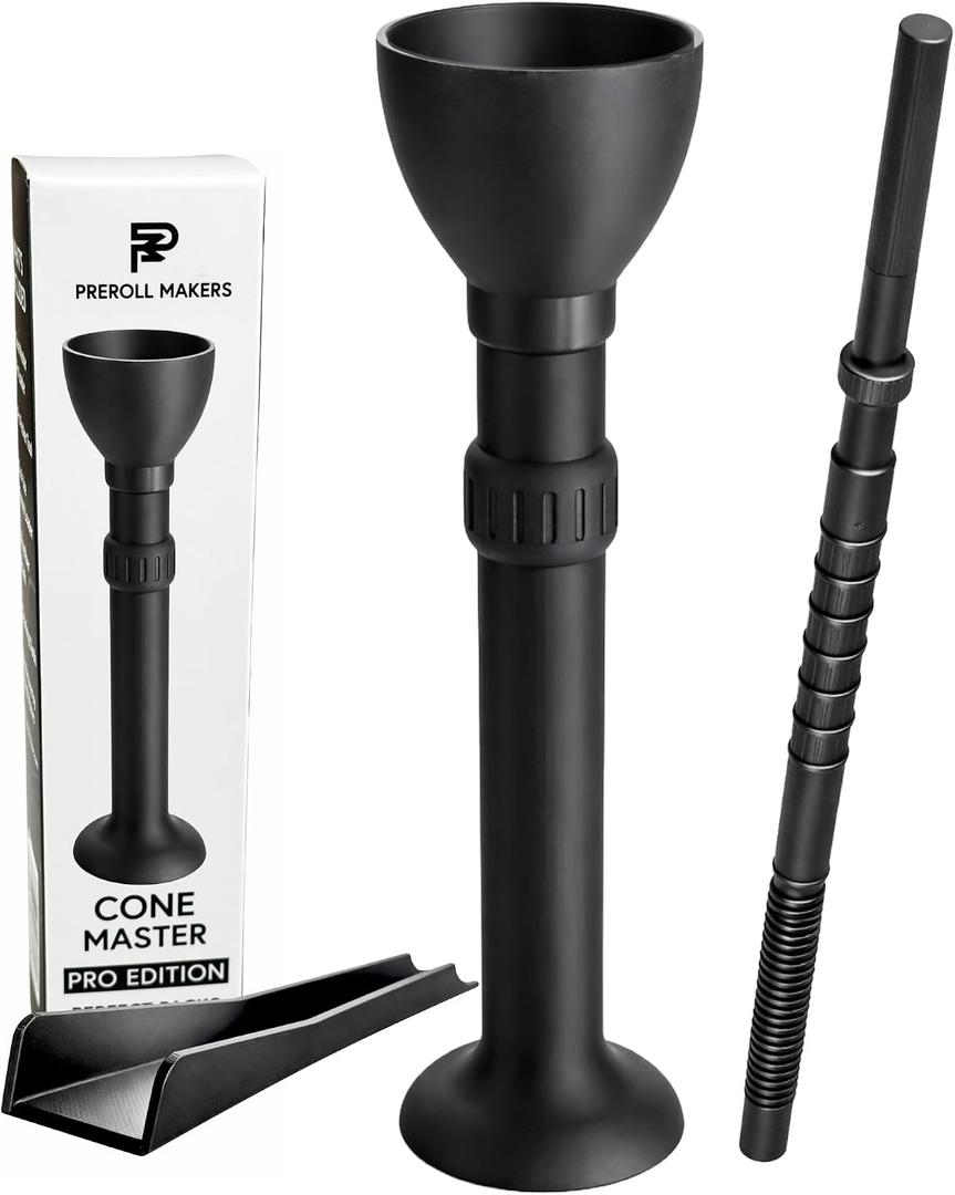 Cone Loader Kit Cone Filler Funnel + Cone Packer Tool Fits King 109mm, 98mm & 1 84mm Standard Cones Cone Master Pro