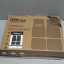 Universal Car Floor Mats, 3D Mesh Fabric All Weather Waterproof Car Floor Liners,With Anti-Slip Granule Backing&Driver Heel Pad,Efficient Dust&Dirt Resistant for Sedan,SUV,Truck,Van,Set of 4pcs, 
Product Dimensions	17"L x 13"W x 0.5"Th