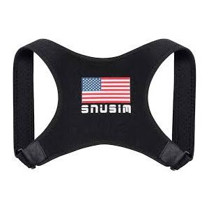SNUSIM Posture Corrector Upper Back Brace Neck Shoulder Back Support Brace Pain Relief Belt for Women Men Braces Spine Straightener Breathable
