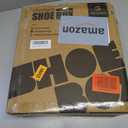 SEE SPRING 12 Pack Shoe Storage Box, Clear Plastic Stackable Shoe Organizer for Closet, Space Saving Foldable Shoe Rack Sneaker Container Bin Holder