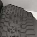 LASFIT Floor Mats 2013-2018 for Dodge Ram 1500/2500/3500 Crew Cab, 2019-2024 for Dodge Ram 1500 Classic Crew Cab 4 Full Size Doors All Weather TPE Custom Fit Car Mats Floor Liners 1st & 2nd Row, Black