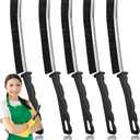 2 x Crevice Cleaning Brush, Bathroom Gap Cleaning Brush, Hard Bristle Brush for Cleaning, Multifunctional Gap Brush, for Blind, Baseboard, Fan, Window or Sliding Door Track (5pcs)