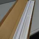 No Tools No Drill 1" Cordless Mini Blinds, Horizontal Light Filtering Blind, Vinyl Blinds for Indoor Windows 31.5" W x 64" H, White.