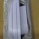 PULOTE 60PCS White Square Plastic Plates Disposable - Heavy Duty Party Plates Include 30 Dinner Plates,30 Dessert Plates for Parties&Weddings