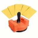 Magicbox Heavy Duty Floor Gap Fixer Tool with Large Enhanced Suction Cup & 5 Reusable Sticky Pads, Dual-Side Striking Surface for Laminate, Hardwood, Vinyl Floor Gap Repair Tools (small)