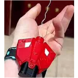 AKLOPE Spider Web Launcher String Shooters Toy, Cool Gadgets String Shooter Real Silk Superhero Role Play Cool Stuff Fun Toys Great Perfect Christmas & Birthday Gift (Red)