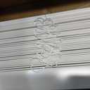 LazBlinds Cordless Faux Wood Blinds, 26" W x 60" H, White