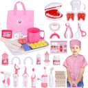 Gifts2U Dentist Kit for Kids, 42Pcs Doctor Kit for Toddlers, Kids Dentist Playset Educational Dentist Toys ,Gift for Girls Boys