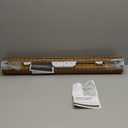 LazBlinds No Tools No Drill Cordless Bamboo Roman Shades, Light Filtering Window Treatment, Roll Up Bamboo Blinds for Windows 31'' W x 48'' H, Eastfield Teak