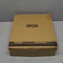 Carbon Steel Wok, 13-Inch, Pre-Seasoned, Non-Stick, with Lid and Spatula, Flat Bottom, Ideal for Stovetop Cooking