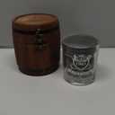 LIGHTEN LIFE 60th Birthday Gifts for Men,1966 Whiskey Glass Set in Barrel Box,60 Years Old Gifts,60th Birthday Gift Ideas for Dad Husband