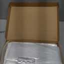 Yexiya 300 Pcs Cotton Candy Bags with Ties and Sticks, 11.8x17.7 Inch Large Clear Cotton Candy Bags Cones Sticks Supplies for Marshmallow Carnivals Christmas Party