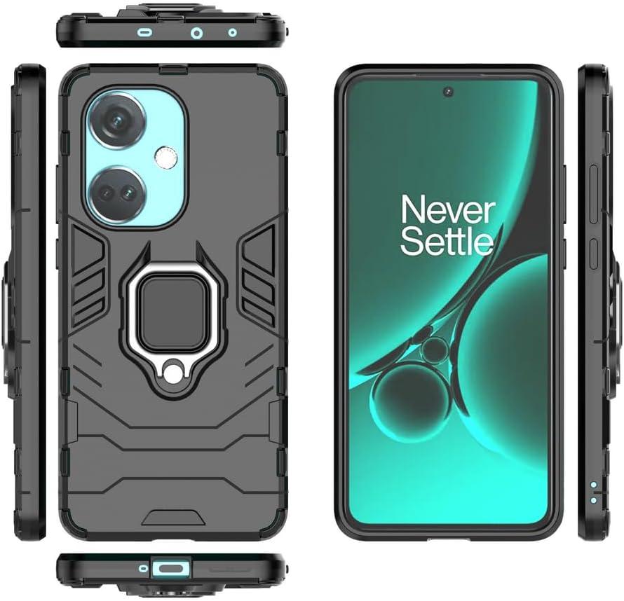 Compatible with OnePlus Nord CE3 Case Cover, Compatible with Oppo K11 5G Case Cover, Magnetic Car Mount Bracket Shell Compatible with OnePlus Nord CE 3 5G Case Black