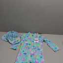 upandfast Baby/Toddler Swimsuit UPF 50+ Sun Protection One Piece Zipper Bathing Suit with Sun Hat Infant Beach Swimwear (2-3T, Green)