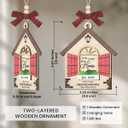 5 x New Home Ornament 2025 - House Warming Gifts for Homeowner Couples Men Women, Cute Christmas Ornaments for Tree Decor, Our First House Ornament, New Home Gift Ideas for Friends Neighbors