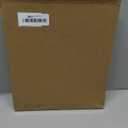 8x10 Picture Frame with Mat for 5x7, Wavy Edge Wooden Real Glass Photo Frame for Tabletop and Wall Hanging, Yellow, 1 Pack