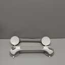 TAILI Grab Bars for Bathtubs and Showers 2 Pack Suction Grab Bar, Heavy Duty Shower Handle Removable Bath Handrails for Seniors and Elderly, Bathroom Safety Grip No Drilling Waterproof,Grey (16.8", Gray)