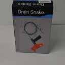 33 Feet Drain Snake Auger, Plumbing Snake Drain Hair Clog Removal Tool, Sink Unclogger Drain, Heavy Duty Toilet Snake Auger, Cleaner Tool for Bathroom Kitchen Tub Shower Drain Clog Remover with Gloves