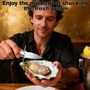 Professional Oyster Shucking Knife, 2CR13 Stainless Steel Oyster Knife, Sturdy Sharpness Opener for All Kinds of Shells, and Level 5 Cut Resistant Glove (XL)