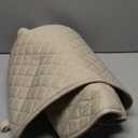 IVICY Faux Linen Car Seat Cover for Cars - Durable & Non-Slip - Front Car Seat Protector Covers for Most Automotive, Vans, SUVs, Trucks - 1 Unit - Warm Beige (BEIGE WS LN)