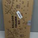 YALLOVE Balloon Column Stand Kit Sets Of 2, 7 Feet Height Adjustable Balloon Tower Pillar with Reusable Metal Telescopic Design for Birthday, Wedding, Baby Shower, Graduation Party Decoration