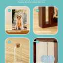 Baffect Dog Memorial Gifts For Loss Of Pet, Dog Passing Away Gifts Include Rotating Wooden Pet Memorial Frame For 4x6 Photo, Glitter Acrylic Pendants & Cat Hair Collector