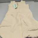 Yoofoss Baby Sleep Sack 0-6 Months TOG 2.5 Winter Baby Wearable Blanket, 100% Organic Cotton Infant Sleeping Sack 2-Way Zipper Warm Quilted Sleep Sack (Small, Apricot)