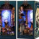 Book Nook Kits for Adults - Ocean Mystery 3D Puzzle with LED | Pirate Shipwreck Diorama & Seashell Decor | Unique Gifts for Adventure Lovers (Blue)