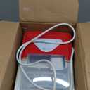 Silonn Ice Makers Countertop, 9 Cubes Ready in 6 Mins, 26lbs in 24Hrs, Self-Cleaning Ice Machine with Ice Scoop and Basket, 2 Sizes of Bullet Ice for Home Kitchen Office Bar Party, Red