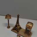 Vintage Eiffel Tower Street Lamp Night Light - Decor Figurine for Desktop, Home, Office, Party, and Outdoor Pathway Decorations