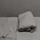 JIYUAN 100% Washed Cotton Duvet Cover Set 3 Pieces Queen, 1 Duvet Cover 90x90 Inches(Comforter Not Included) and 2 Pillowcases,Linen Feel Bedding Set Comfy and Breathable, Heathered Pastel Grey