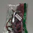 24 Pcs Red Velvet Christmas Ornaments, Rustic Velvet Bows for Christmas Tree, 5x7 Inch Pre-Tied Vintage Xmas Bows for Wreaths, Gifts and Holiday Home Dcor, Ribbon Bows for Garland (3/8")