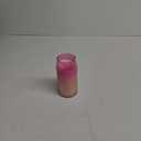 Pink Prayer Candles, 1 Pack - 6" Tall Pillar Candles for Religious, Memorial, Party Decor, Vigil and Emergency Use - Vegetable Oil Wax in Plastic Jar Container