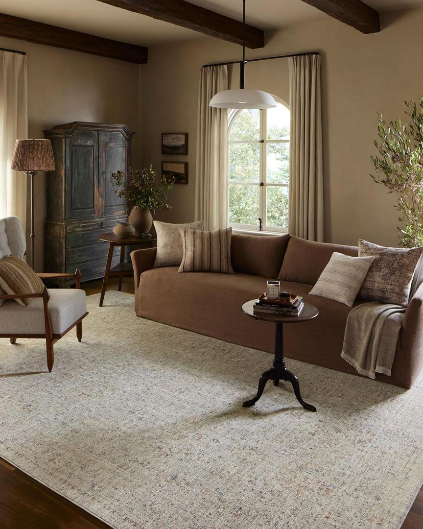 Loloi Amber Lewis Honora Collection HON-05 Bone/Multi 7'-10" x 10' Area Rug