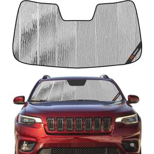 Pigenius Windshield Sunshade for Jeep Cherokee 2014-2023 Custom Front Window Shade - AstraGuard