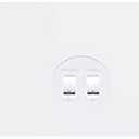 EUDELE Shower Caddy Big Adhesive with 3 Hooks