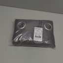 NICETOWN Grey Kitchen Blackout Short Curtain Panels for Bedroom, 45 Inch Long Thermal Insulated Grommet Top Blackout Draperies and Drapes (2 Panels, W42 x L45 -Inch, Grey)