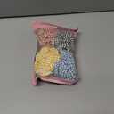 4Pcs Checkered Satin Hair Claw for Women, Multicolored Scrunchies Hair Ties for Teens, Fashion Hair Bands Hair Bow Ropes Ponytail Holders Hair Accessories