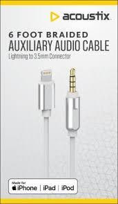 Set 2 Pack ACX-LIGHTNING TO 3,5MM 6 And Rugged Audio Adapter