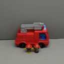 Fisher-Price Little People Toddler Toy Fire Truck Musical Push-Along Vehicle with 2 Figures for Pretend Play Ages 1+ Years