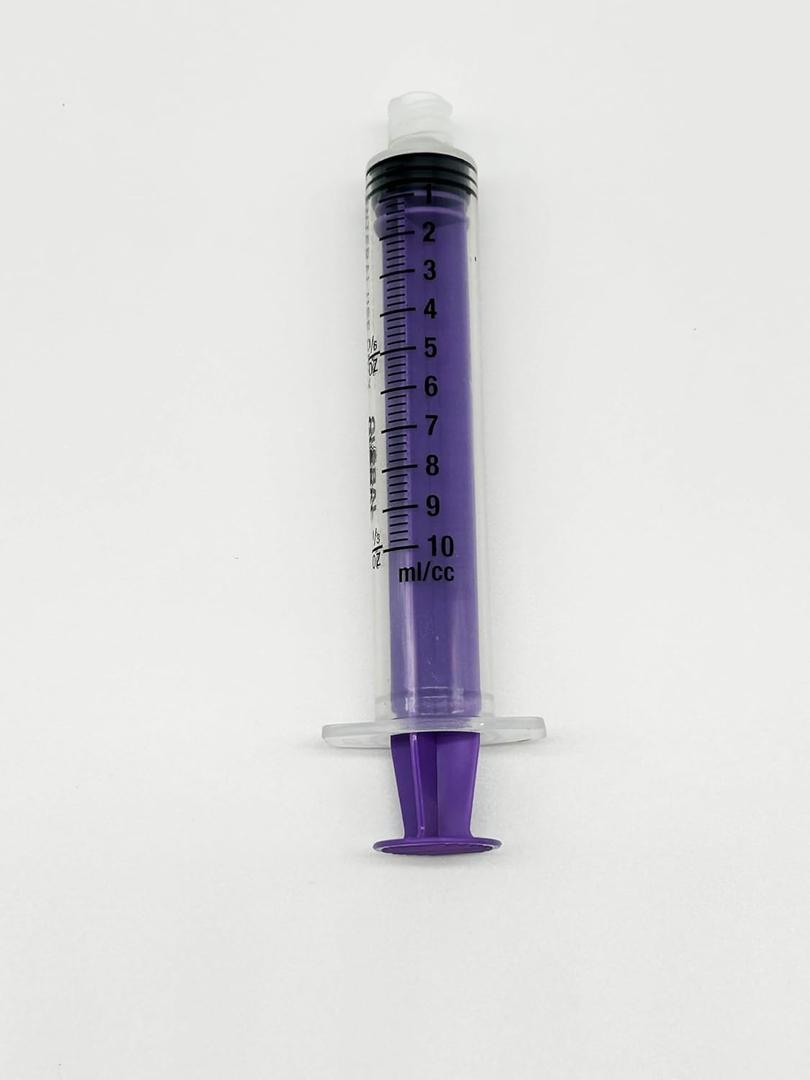 UltraFlo 10cc Enteral Feeding Syringes by Global Medical Products - ENFit & ISO 80369-3 Certified, BPA/DEHP/Latex-Free, Transparent Barrel (10CC, QTY 100)