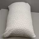 QUTOOL Cooling Pillow for Sleeping, CertiPUR-US Shredded Memory Foam Queen Pillow Set of 1, Cool Pillow for Hot Sleepers Adjustable Firm Pillow for Side, Back, Stomach Sleepers Soft Yet Support, White