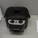 2.1-Qt (2.0L) Electric Deep Fryer with 8-Cup Oil Capacity, Adjustable Temperature Control, Timer, Easy Draining Removable Basket, Viewing Window, 1500W, Black