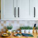 Asidrama 10 Pack 5 Inch(128mm) Matte Black Kitchen Cabinet Handles, Cabinet Pulls Kitchen Cabinet Hardware for Cupboard Drawer Pulls (5" Hole Center)