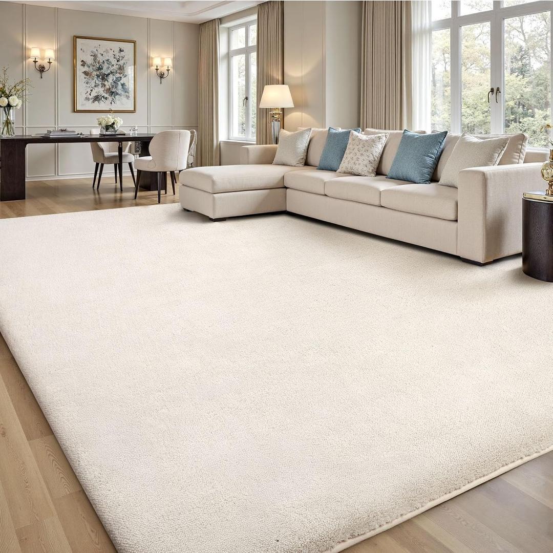 Sour Lemon 8x10 Area Rugs for Living Room, Soft Large Area Rug Fluffy Rugs for BedroomMachine Washable Area Rug Non Slip Carpet Rug for Living Room Playroom Kids Room Home Decor