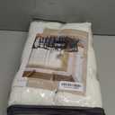 102 Inch Long Curtains Pinch Pleat Linen Curtains for Living Room Bedroom 2 Panels Natural Cream Light Filtering Privacy Neutral 102 Inch Pleated Drapes Hooks Rings Back Tab for Window Sliding Door