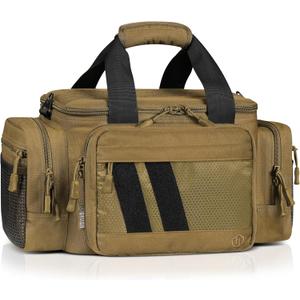 Savior Equipment Specialist Series Tactical Triple Pistol Shooting Range Hunting Duffle Bag Gun Carrying Case, Rigid Compartment Frame, Lockable Zippers, 3 Handgun Sleeves & Shoulder Strap Included Savior Equipment Specialist Series Tactical Triple Pistol Shooting Range Hunting Duffle Bag Gun Carrying Case, Rigid Compartment Frame, Lockable Zippers, 3 Handgun Sleeves & Shoulder Strap Included
