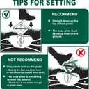 2 x Mole Trap Scissor 2 Pack, Upgraded Mole Traps for Lawns that Kill Best, Galvanized Steel Mole Killer, Easy Step Setup